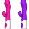 Vibrador doble estimulacion conejito USB