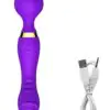 Varita mágica USB doble vibración