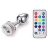Plug anal joya luminoso pequeño S con control remoto