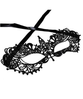Antifaz en croche color negro